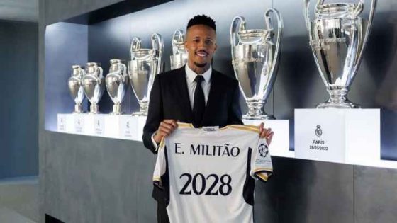 ريال مدريد يُعلن تمديد عقد ميليتاو حتى 2028