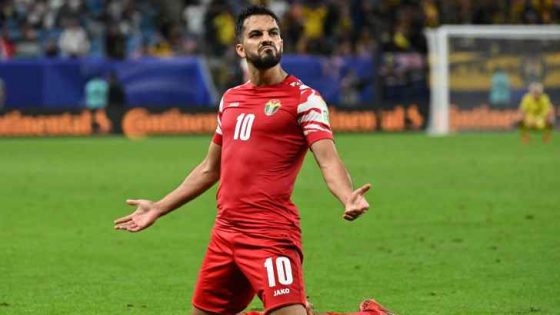 منتخب النشامى يظهر باللون الأحمر أمام العراق