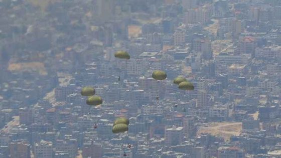 الجيش العربي ينفذ إنزالات جديدة على شمال غزة بمشاركة دولية