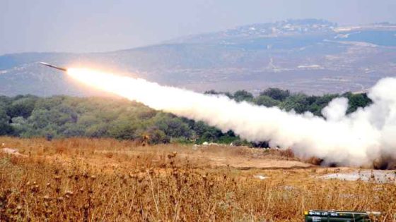 مراسلة رؤيا: إطلاق رشقات صاروخية كبيرة من لبنان باتجاه شمال فلسطين المحتلة