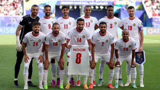 منتخب الأردن يظهر بالقمصان البيضاء أمام طاجيكستان