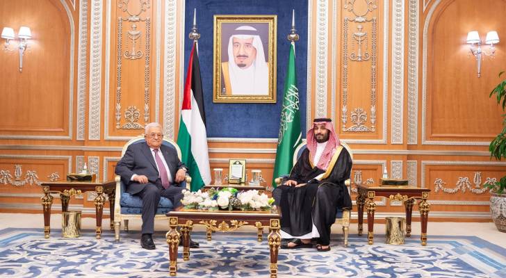 تفاصيل لقاء عباس وبن سلمان في الرياض