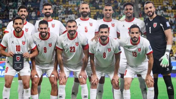 المشهد المعاصر | التشكيل الرسمي لمنتخب الأردن أمام فلسطين في تصفيات كأس العالم