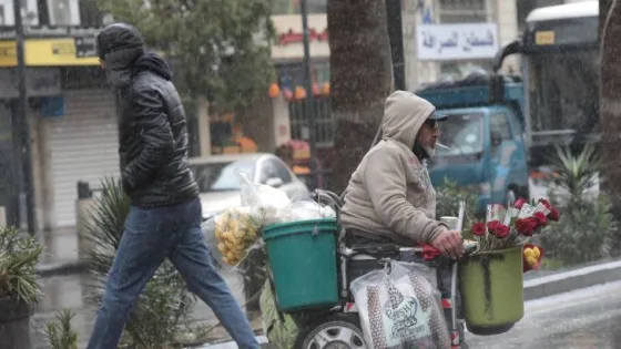 المشهد المعاصر | زخات ثلجية ممزوجة بالأمطار في الأردن بهذا الموعد