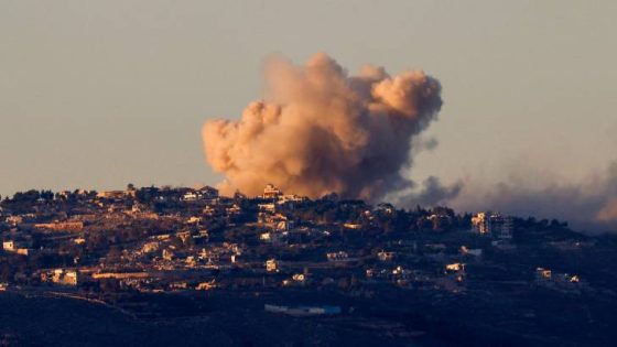 المشهد المعاصر | مراسلة رؤيا: غارة لطيران الاحتلال بين بلدتي حومين الفوقا ودير الزهراني جنوبي ‎لبنان