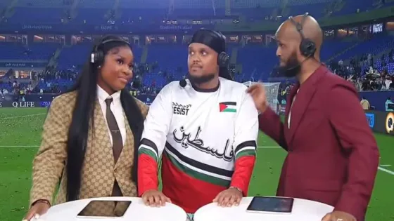 المشهد المعاصر | اليوتيوبر البريطاني” تشانكس” يرتدي قميص فلسطين حرة ويؤكد موقفه الثابت”