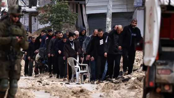 المشهد المعاصر | مراسل رؤيا: إخلاء مخيم نور شمس في طولكرم بشكل شبه كامل