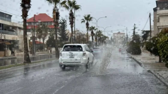 المشهد المعاصر | مستجدات حالة الطقس في الأردن وتطورات المنخفض الجوي