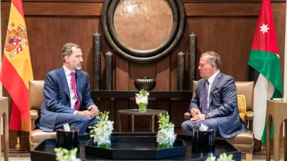 المشهد المعاصر | الملك عبدالله الثاني يبحث مع ملك إسبانيا جهود تحقيق السلام في الإقليم