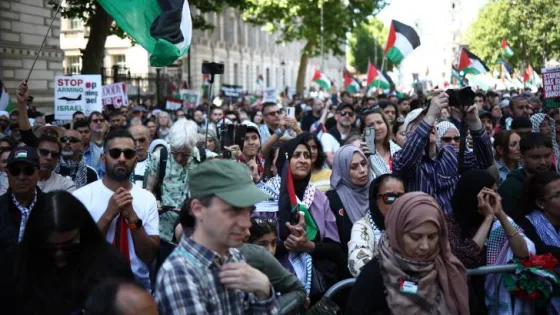 المشهد المعاصر | الآلاف يتظاهرون في لندن إحياء لذكرى النكبة السابعة والسبعين