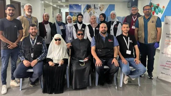 المشهد المعاصر | الجمعية الأردنية للعون الطبي للفلسطينيين تنجز 2250 عملية مجانية لمكافحة العمى