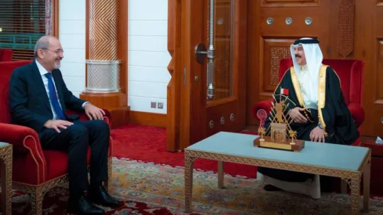 المشهد المعاصر | الصفدي ينقل رسالة من جلالة الملك إلى العاهل البحريني