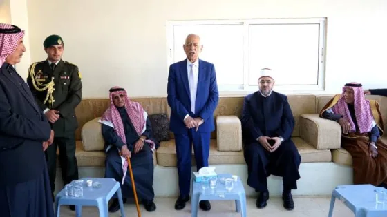 المشهد المعاصر | العيسوي ينقل تعازي الملك وولي العهد لعشائر الزيود وبني خالد والزبن