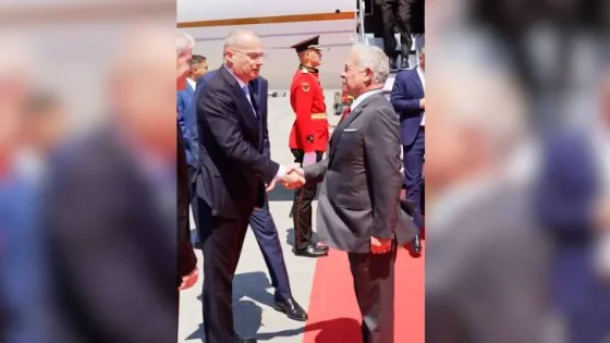 المشهد المعاصر | الملك يصل إلى تيرانا
