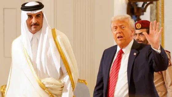 المشهد المعاصر | ترمب و أمير قطر يتابعان رقصة “العرضة”