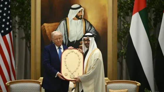 المشهد المعاصر | تعرف إلى قلاده “وسام زايد” التي أهديت لترمب خلال زيارته إلى الإمارات
