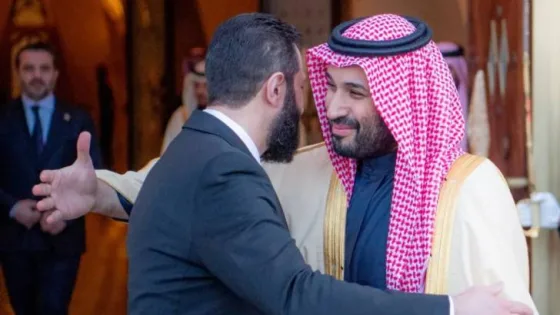 المشهد المعاصر | سانا: الشرع يُعرب لولي العهد السعودي عن تقديره لمواقف السعودية الداعمة لسوريا