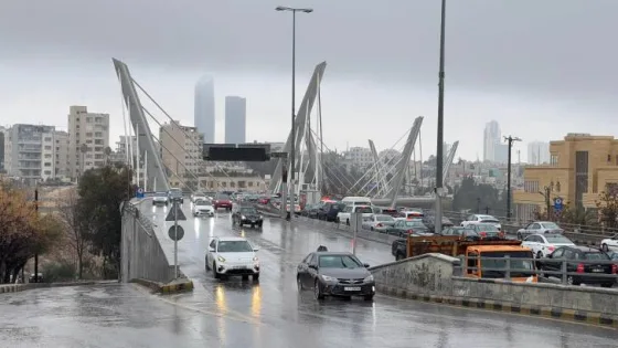 المشهد المعاصر | طقس العرب: توقعات بهطول أمطار رعدية غزيرة في جنوب الأردن الأحد ودعوات للانتباه من تشكل السيول