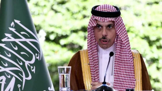 المشهد المعاصر | وزير الخارجية السعودي يعلن عن مزيد من الدعم المالي لسوريا