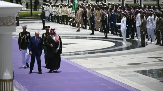 المشهد المعاصر | ولي العهد السعودي يستقبل الرئيس الأمريكي في قصر اليمامة بالرياض