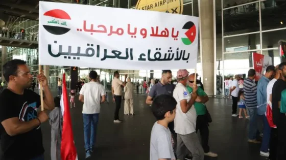 المشهد المعاصر | الأردنيون يستقبلون أسود الرافدين في عمّان.. صور