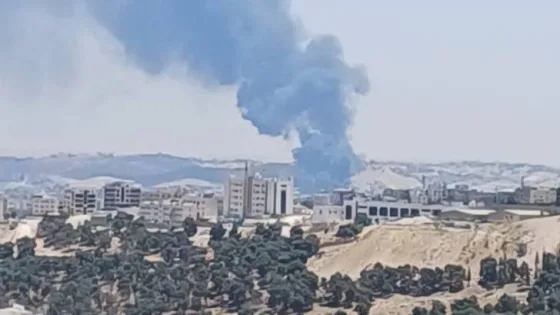 المشهد المعاصر | بالفيديو.. حريق يلتهم محلًا تجاريا في شرق عمان والدفاع المدني يتدخل