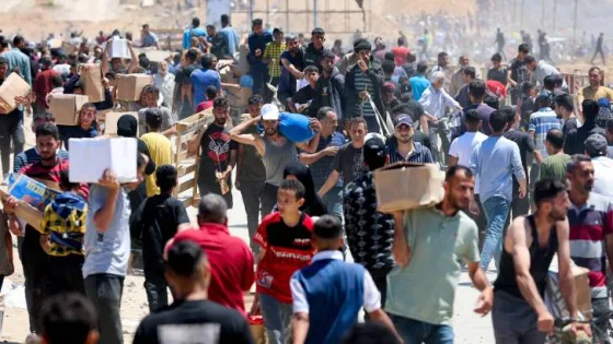 المشهد المعاصر | أعضاء بالكونغرس الأمريكي: 75% من سكان غزة يواجهون جوعًا كارثيًا وسط حصار مستمر