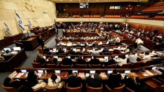 المشهد المعاصر | إعلام عبري: الكنيست يوافق على مشروع القانون المتعلق بفرض السيادة “الإسرائيلية” في الضفة الغربية