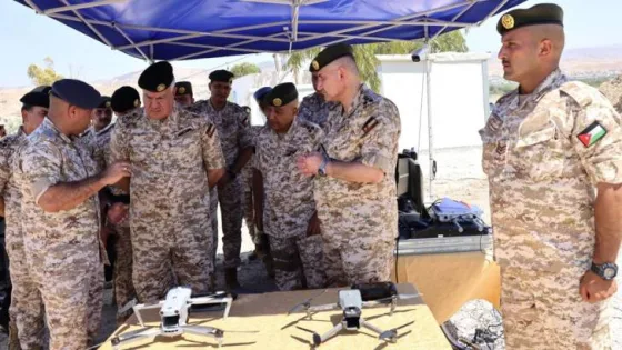 المشهد المعاصر | اللواء الركن الحنيطي يتفقد واجهة المنطقة العسكرية الشمالية
