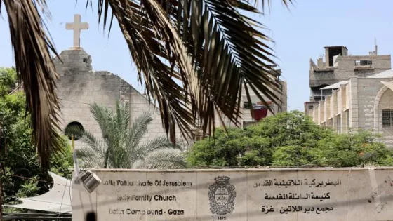 المشهد المعاصر | ميلوني: القصف”الإسرائيلي” للكنيسة الكاثوليكية الوحيدة في غزة غير مقبول ومدان