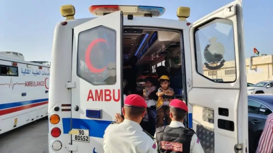المشهد المعاصر | وصول الدفعة الثامنة من الأطفال المرضى في قطاع غزة إلى الأردن