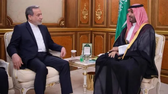 المشهد المعاصر | ولي العهد السعودي يبحث مع وزير الخارجية الإيراني مستجدات الأوضاع الإقليمية