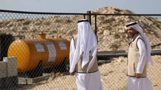 المشهد المعاصر | الإمارات تفتتح خط مياه ناقل من مصر إلى غزة يخدم أكثر من مليون شخص