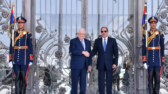 المشهد المعاصر | الرئاسة الفلسطينية: لا يجوز لأحد المزايدة على موقف مصر الثابت تجاه فلسطين