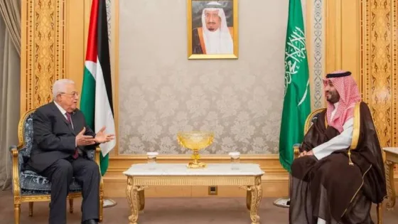 المشهد المعاصر | الرئيس الفلسطيني يبحث مع ولي العهد السعودي آخر التطورات والتحضير لمؤتمر السلام