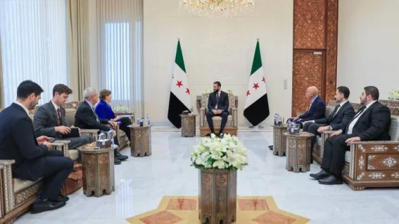 المشهد المعاصر | الشرع يستقبل وفدًا أمريكيًا برئاسة مبعوث ترمب في دمشق لبحث آخر المستجدات في سوريا والمنطقة