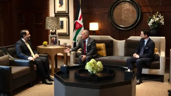 المشهد المعاصر | الملك يعقد لقاءين مع وزير الخارجية السوري والمبعوث الأمريكي الخاص لسوريا