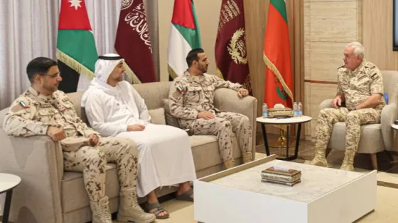 المشهد المعاصر | رئيس هيئة الأركان المشتركة يستقبل قائد قيادة العمليات المشتركة الإماراتي