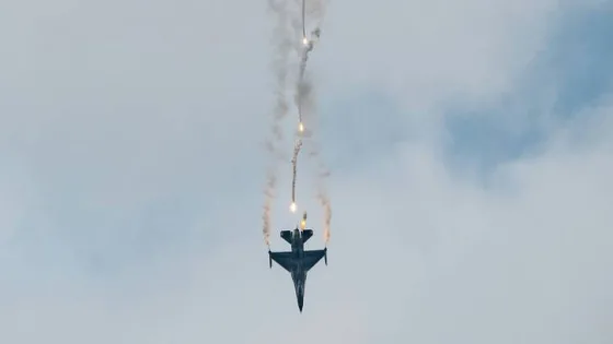 المشهد المعاصر | شاهد بالفيديو لحظة تحطم طائرة F-16 قبيل انطلاق أكبر عرض جوي في بولندا