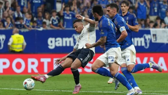 المشهد المعاصر | مبابي يقود ريال مدريد للفوز على أوفييدو ويسجل رقماً قياسياً جديداً