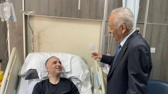 المشهد المعاصر | مندوباً عن الملك وولي العهد.. العيسوي يزور النائب السابق شادي فريج للاطمئنان على صحته