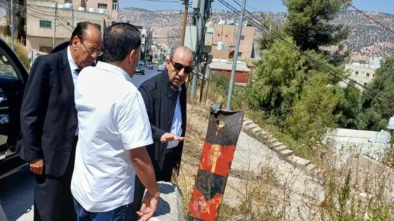 المشهد المعاصر | وزير الإدارة المحلية يتفقد واقع الخدمات في بلديتي عجلون الكبرى ودير أبي سعيد