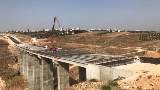 المشهد المعاصر | الأشغال: بدء تنفيذ الجزء الأول من المرحلة الثالثة لمشروع طريق إربد الدائري