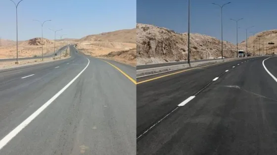 المشهد المعاصر | الأشغال تُنهي تأهيل طريق النقب-دبة حانوت بكلفة 1.15 مليون دينار.. صور
