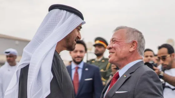 المشهد المعاصر | الملك ورئيس الإمارات يؤكدان رفضهما للمواقف والتصريحات” الإسرائيلية” التي تهديد سيادة دول المنطقة