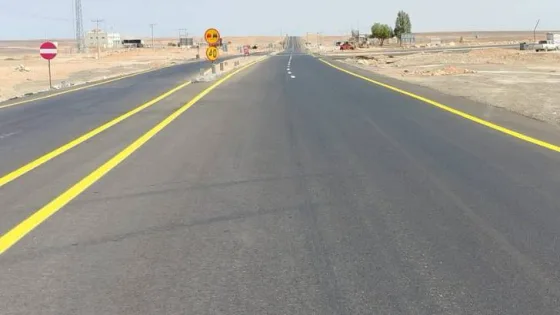 المشهد المعاصر | بكلفة 8 ملايين دينار.. “الأشغال” تنجز الحزمة الثانية من طريق معان
